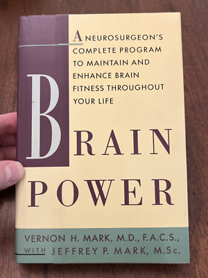 Brain Power, by Vernon H. Mark, HCDJ 1989 First Edition!