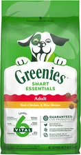 Greenies Smart Essentials Adult High Protein Dry Dog Food Real Chicken & Rice Re