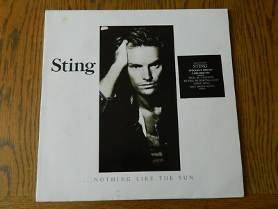 Nachlass-AM-Records-doppel LP-Sting-Nothing like the Sun-1987-sehr guter Zustand