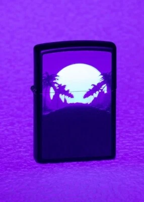 ZIPPO ★ BLACK LIGHT SUNSET