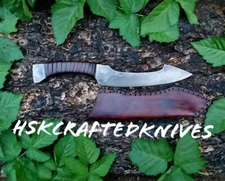 Egyptian utility Khopesh knife hand forged handmade with leather sheath 