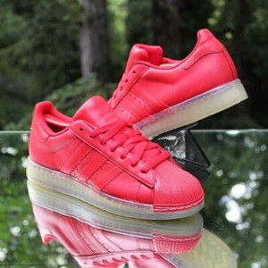 adidas superstar w croco red