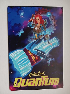 FALLOUT TV-Show Blechschild 20x30 cm Version  6 NUKA COLA QUANTUM