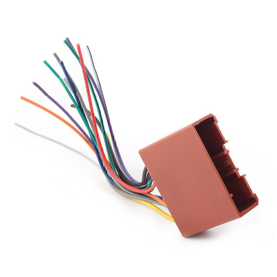 Car Stereo Radio Wiring Harness Plugs into Factory Harness for Mazda