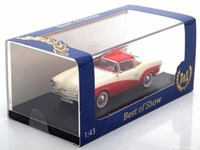 BOS Rometsch Lawrence Coupe 1959 Weiß Rot 1:43 Resine Modellauto VW