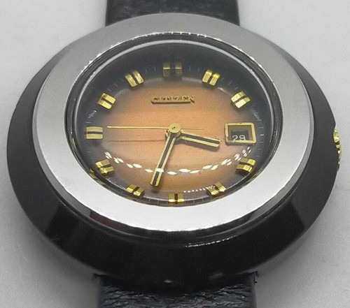 OROLOGIO CITIZEN VINTAGE AUTOMATICO 35mm DISCO VOLANTE BLHS 6900 64-4137  HELMET | eBay