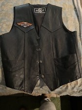 harley davidson vest mens large