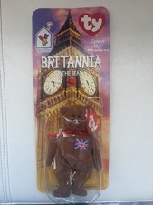 Britannia The Bear McDonalds Ty Beanie Baby with Rare Errors 1993,  Oakbrook  