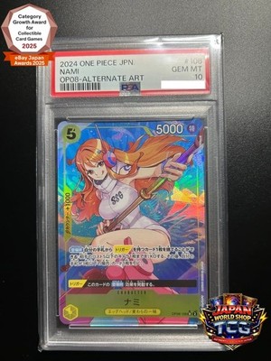 PSA 10 Nami OP08-106 SR-P Alternate Art Two Legends Japanese One