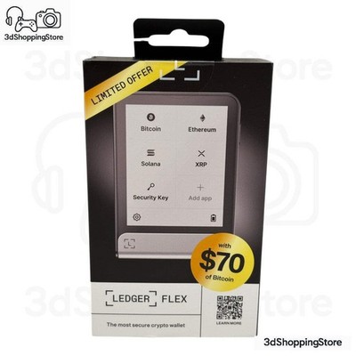 Ledger Flex Crypto Wallet mit Touchscreen für Bitcoin Ethereum XRP