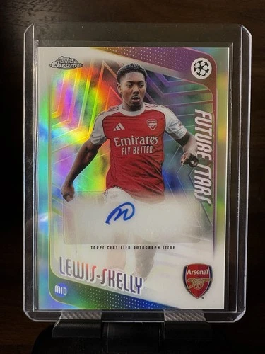 Topps Chrome UCL 2025-26 Myles Lewis-Skelly Arsenal Future Stars Auto #MLS