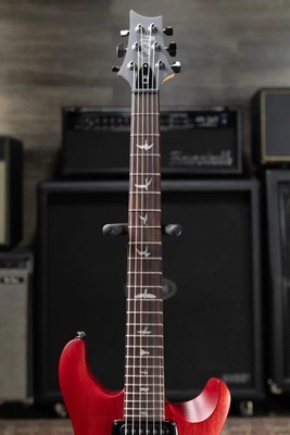 PRS SE CE 24 Standard Stoptail Satin Electric Guitar - Vintage Cherry with Gig B