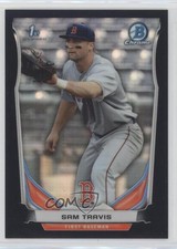 2014 Bowman Draft Chrome Black Refractor 71/75 Sam Travis #CDP61 0b2