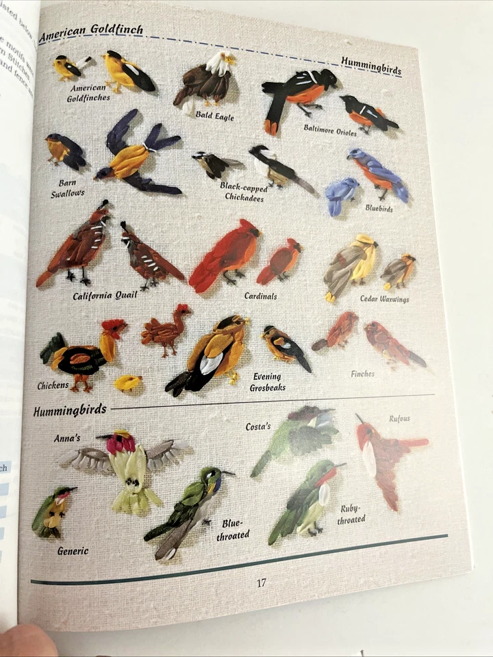 Silk Ribbon Embroidery 2 Books Patterns FLOWERS BIRDS BUTTERFLIES BLOSSOMS - Image 4 of 4