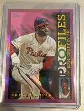 2026 Topps Series 1 Bryce Harper Topps Profiles #TP-19 Pink Foil PHI