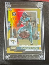 2025 Jersey Fusion Press Proof Game Used Ball Laviska Shenault JR 5/20 11/27/22