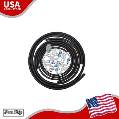 Universal Extended Length A/C Hoses Fittings O-rings Kit For Air Conditioning