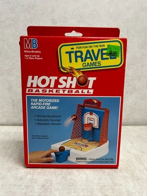 Milton Bradley Hot Shots Basketball Vintage 1992 Travel Game