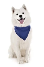 Plain Dog Bandanas 2 Pack Scarf Triangle Bibs for Small and Medium Pets