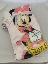 Disney Baby Minnie Mouse Easter Baby Blanket Pink Soft And Cuddly 30  x40  New