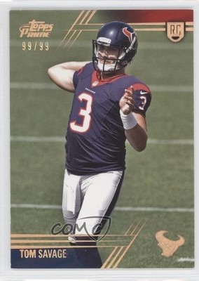 2014 Topps Prime Rookie Copper Rainbow 99/99 Tom Savage #133 Rookie RC ct5