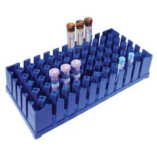 Smoothrack Sr-B Smooth Test Tube Rack, 5X9-1/2 In, Blue