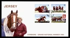 DR WHO 2013 GB JERSEY FDC HORSE RACE GRAND NATIONAL CACHET COMBO M62103