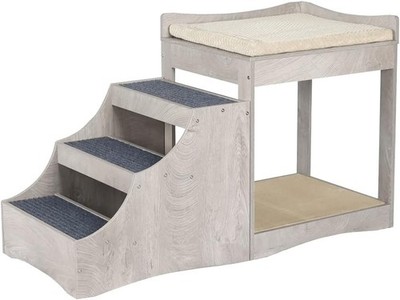 unipaws Pet Bunk Bed Multi Level Window Perch Cat Scratch Pad