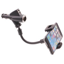For Samsung Galaxy S20/S21/S23/S24/S25/FE - Car Mount Charger Holder DC Socket