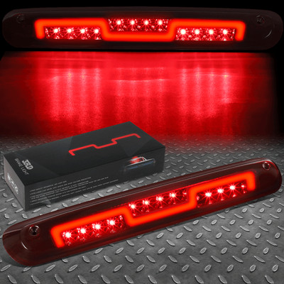 NUVISION [SEQUENTIAL] LED FOR 07-14 SILVERADO SIERRA 3RD BRAKE LIGHT DARK RED
