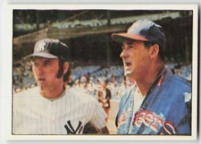 1975 SSPC 42 #28 Sparky Lyle / Ted Williams BASEBALL Rangers