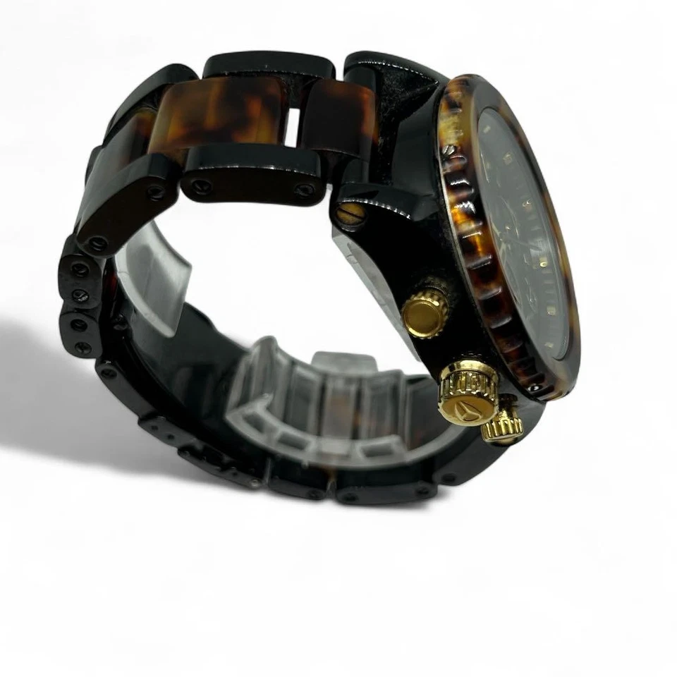 NIXON 42-20 Chronograph Tortoiseshell Men's Watch Used - Image 4 of 4