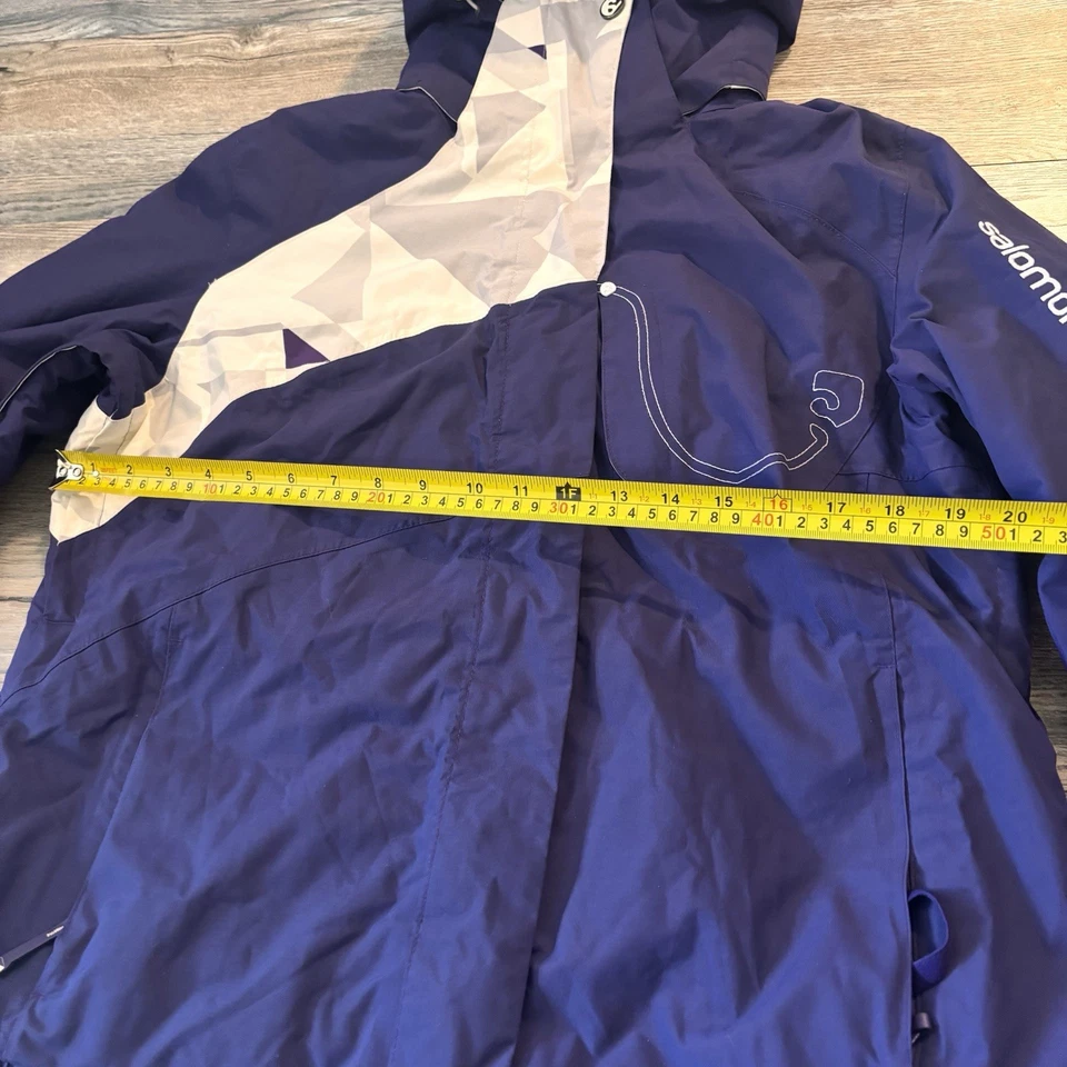 Salomon Clima Pro 10000 Ski Indigo Ski Jacket Womens L - Image 4 of 4