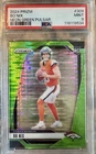 2024 Panini Prizm Bo Nix Neon Green Pulsar #309 Rookie Broncos PSA 9