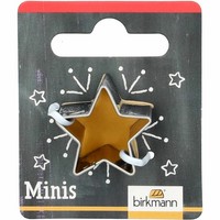 Birkmann Mini-Ausstechform Stern Ausstecher PläTzchenform Keks Edelstahl 2.5 Cm