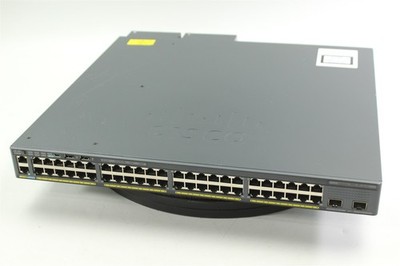 Cisco Catalyst WS-C2960XR-48FPD-I 48-Port Switch w/ 2x1025W PSU & Stack Module