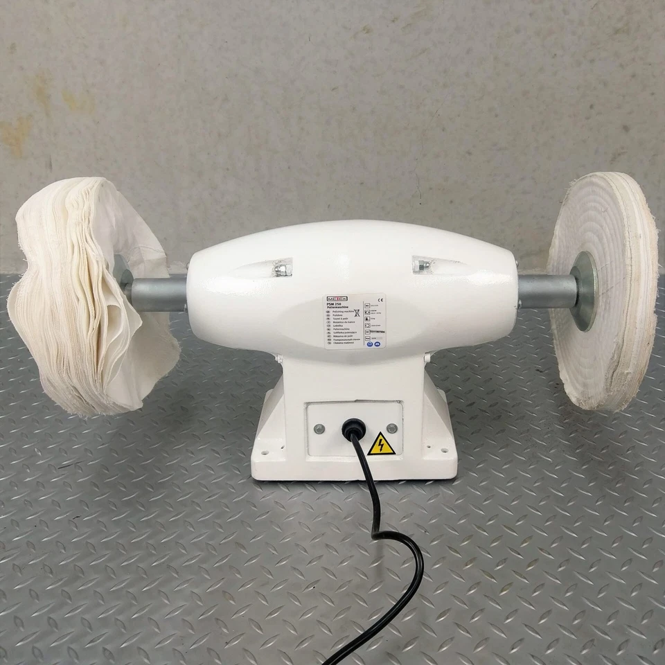 Bench Polisher Buffer METEX 250mm 1500w Industrial Machine Buffing Polishing - image 3 of 4