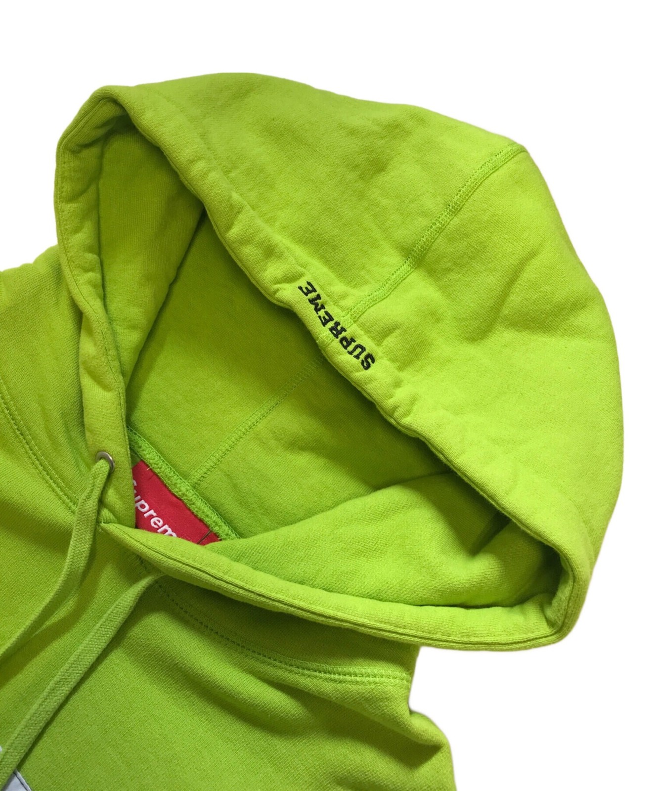 SUPREME × AKIRA Patches Hooded Sweatshirt Yellow-Green Men's Cotton Size M Used thumbnail 3