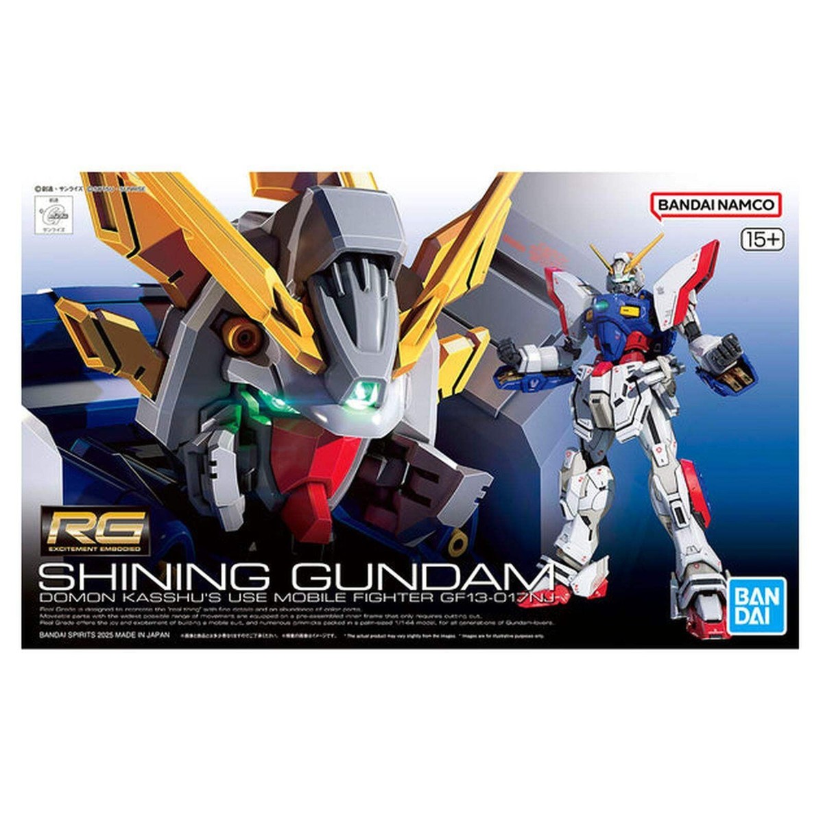 Bandai RG Shining Gundam 1:144 Scale Model Kit | eBay