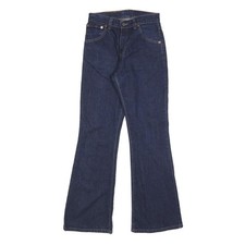 LEVI'S 525 89 Jeans Homme Bleu Denim Foncé Bootcut Régulier Zip W27 L30