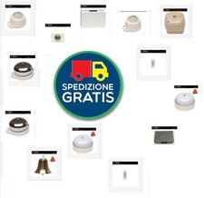 SUONERIA CAMPANELLO DIN DON CAMPANA SQUILLANTE RONZATORE 220V V AC DC