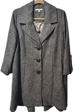 Cabi Gray Blazer Womens Size 8 Jacket 3 Button Pockets Office Work Notch Collar