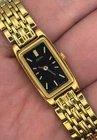 1997 Vintage Seiko Women's Gold-Tone Dainty Dress Watch - 2E20 Quartz - RUNNING!