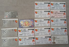 LOT de 17x Ticket football RACING CLUB LENS L1 championnat Coupe Europe CDL