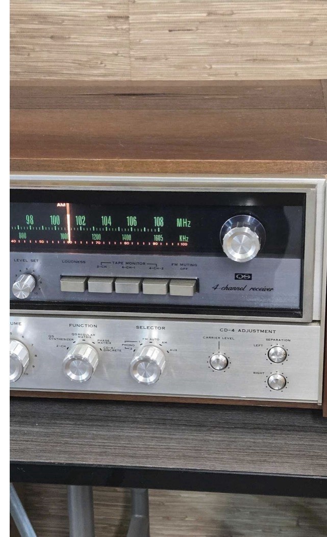 Sansui QRX-7500 4-Channel Receiver Tested And Working Vintage All