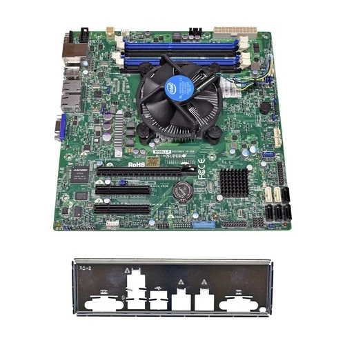 Supermicro X10SLL-F Single LGA1150 4 Slots DDR3 Micro ATX Motherboard +FAN