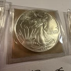 1986 - 1 Oz Silver Eagle One Dollar Coin Uncirculated in Plastic Flip Case