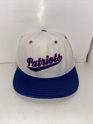 Vintage New England Patriots Hat Cap Fitted Men 7 5/8 NFL Football 90s Tom Brady