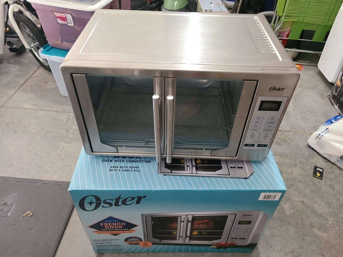 Oster French Door Digital Toaster Oven - Silver