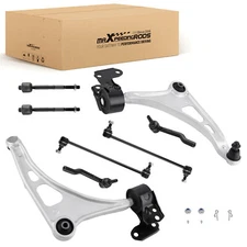 Front Lower Control Arms Sway Bar Link Kit for 2014-2020 Acura MDX 2016-21 Pilot